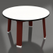 modello 3D Tavolino rotondo (Rosso vino, Fenolico) - anteprima