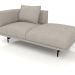 modello 3D Modulo divano Camino VIPP632 (divano aperto, estremità sinistra) - anteprima