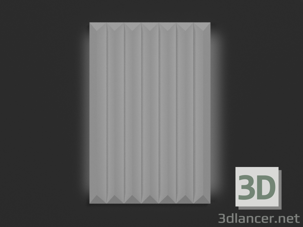 3d model Gypsum panel Duo 1 - preview