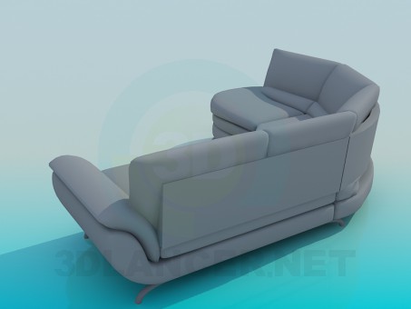 3d модель Диван – превью 3d модель Диван – превью