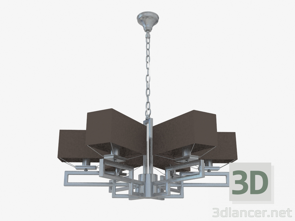 3D Modell Kronleuchter MEGAPOLIS (MOD906-06-N) - Vorschau