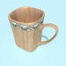 Modelo 3d Caneca quadrada .. bem, quase. - preview