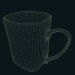 3d model Square mug .. well, almost. - preview