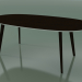 modèle 3D Table ovale 3507 (H 74 - 200x110 cm, M02, Wengé, option 2) - preview
