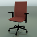 3 डी मॉडल उच्च वापस कुर्सी 6503 (5 पहियों, हटाने योग्य गद्दी, समायोज्य मानक आर्मरेस्ट के साथ) - पूर्वावलोकन
