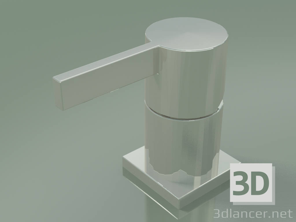 3d model Mezclador monomando de bañera en el lateral de la bañera (29200670-08) - vista previa