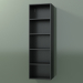 3d model Wall tall cabinet (8DUBDC01, Deep Nocturne C38, L 36, P 24, H 120 cm) - preview