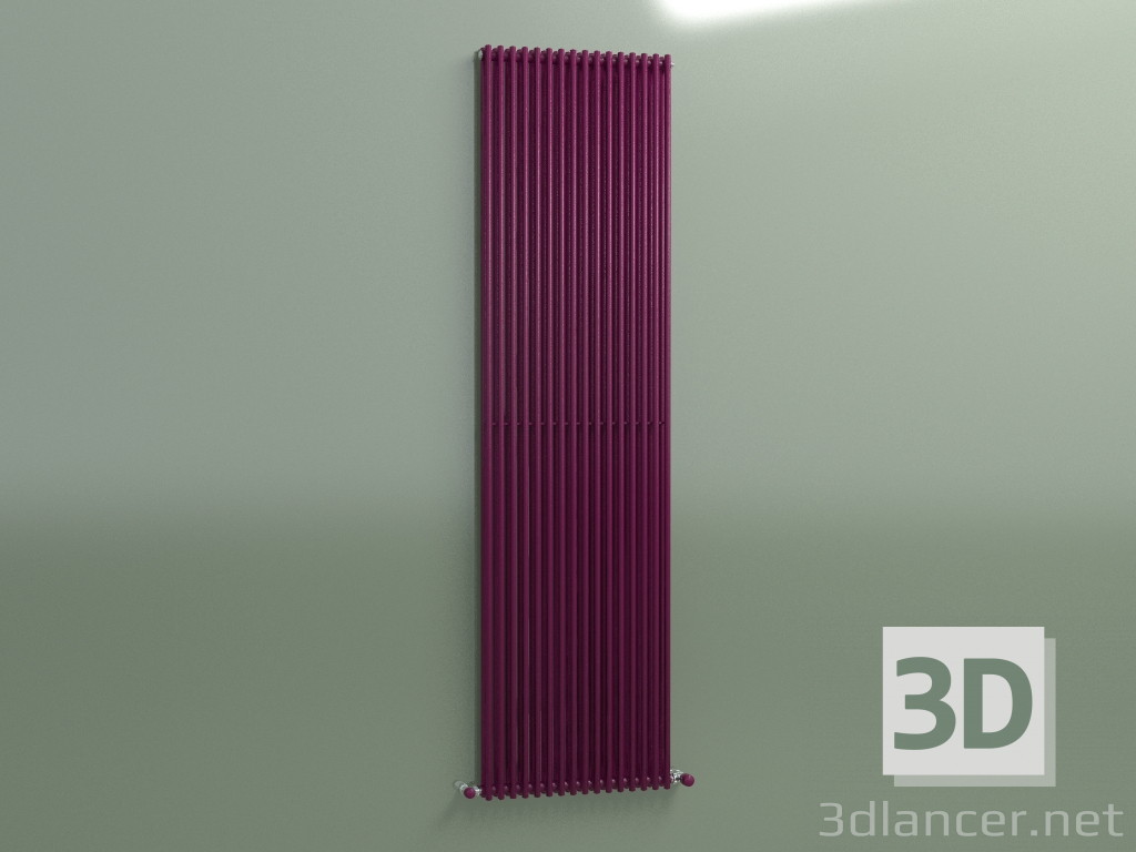 3d модель Радиатор вертикальный ARPA 2 (2020 16EL, Purple trafic) – превью