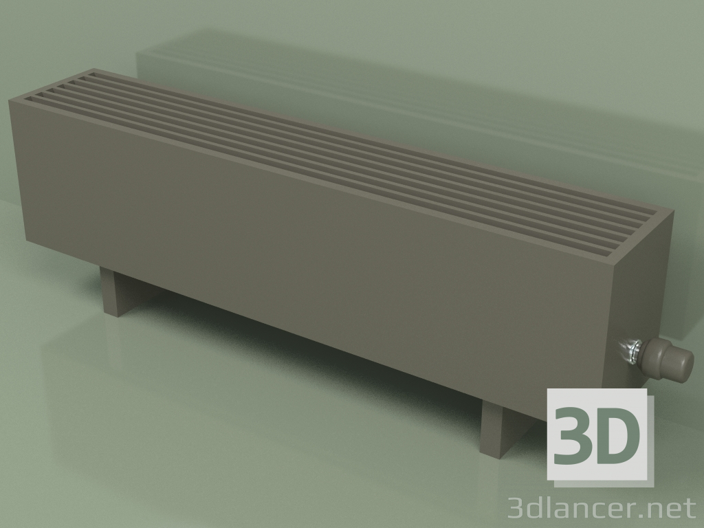 modèle 3D Convecteur - Aura Basic (240x1000x186, RAL 7013) - preview