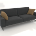 3d model Soho sofa bed (graphite) - preview