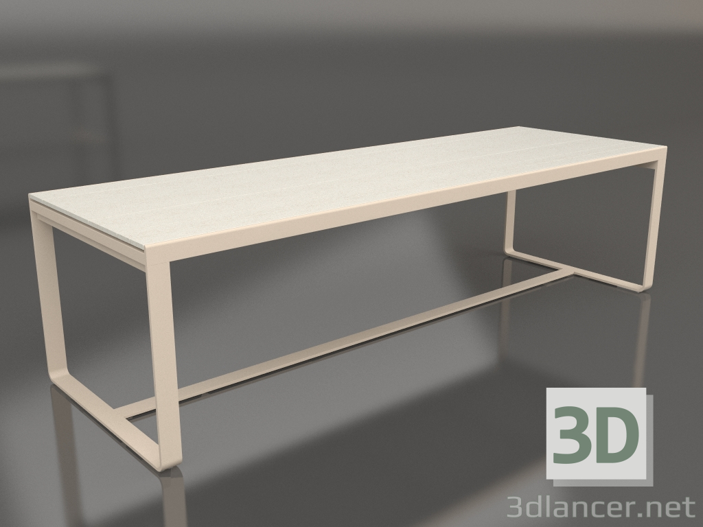 modello 3D Tavolo da pranzo 270 (DEKTON Danae, Sabbia) - anteprima
