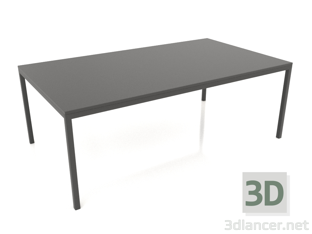 modello 3D Tavolo da pranzo rettangolare (210x120x75) - anteprima