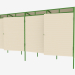 3d model Canopy for 4 containers MSW (9017) - preview