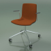 3d model Chair 5914 (on casters, polypropylene, with front trim, with armrests) - preview