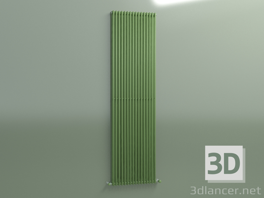 3d model Radiador vertical ARPA 2 (2020 16EL, verde salvia) - vista previa