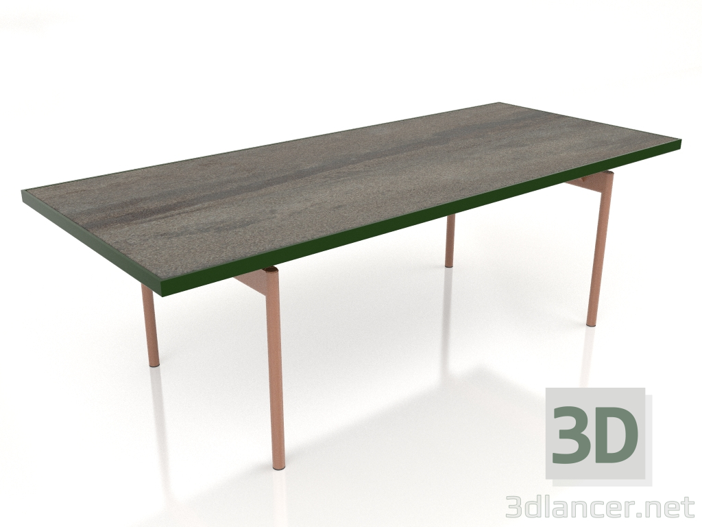 3d модель Обеденный стол (Bottle green, DEKTON Radium) – превью