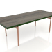 3d model Dining table (Bottle green, DEKTON Radium) - preview