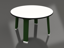 Round side table (Bottle green, Phenolic)