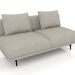 modello 3D Modulo divano Camino VIPP632 (divano aperto) - anteprima