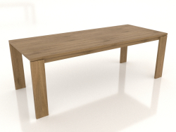 Mesa de jantar BLANK 2200x900x750 mm (carvalho natural)