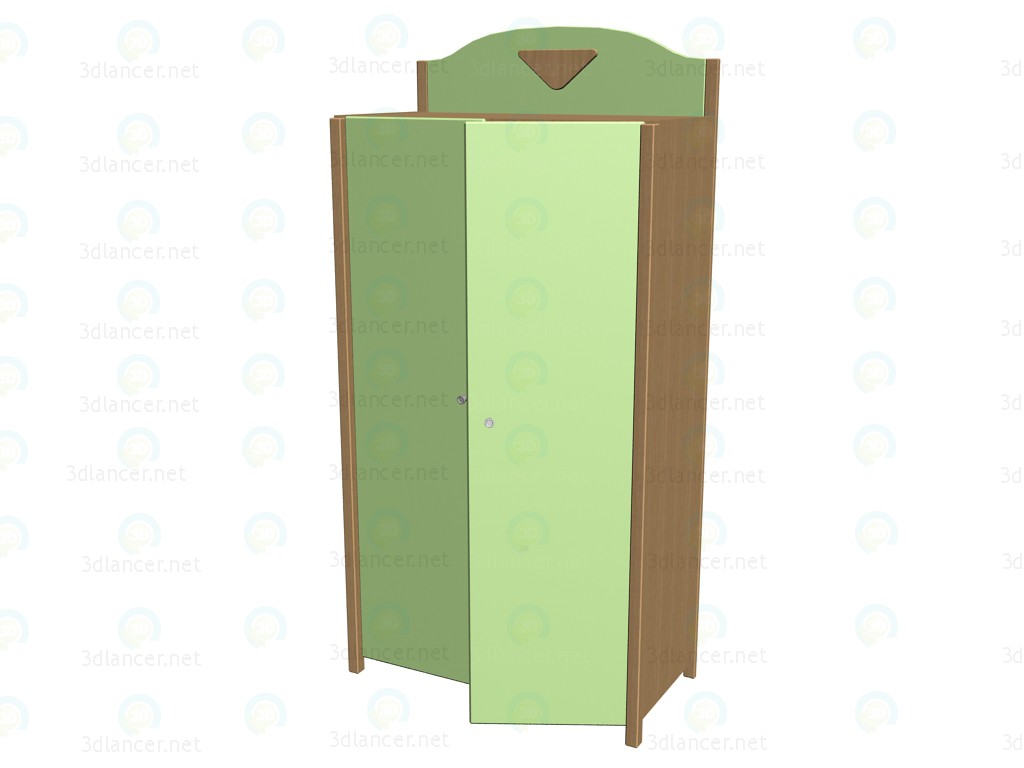 3d model Wardrobe forchildren 63KSH01+63FS05+63PL03 - preview