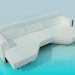 3D Modell Exzentrische couch - Vorschau