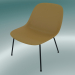 3d model Lounge chair with pipes at the base of Fiber (Ocher, Black) - preview