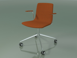 Chair 5915 (on casters, with upholstery, with armrests)