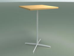 Tavolo quadrato 5569 (H 105.5 - 70x70 cm, Rovere naturale, V12)