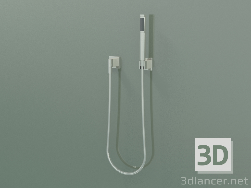 3d model Hand shower set with separate covers (27 808 980-080010) - preview