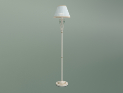 Lámpara de pie 10073-1 (blanco con Strotskis de cristal dorado claro)