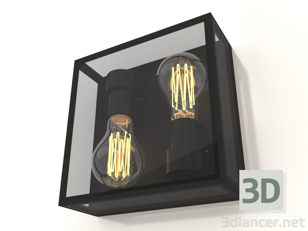 3d model Wall street lamp (7065) - preview