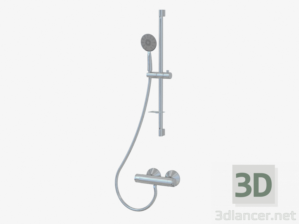 3d model Shower head with Jaskier rack (NCK-051K 24778) - preview