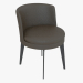 3d model Chair on metal frame Poltroncina da tavolo - preview