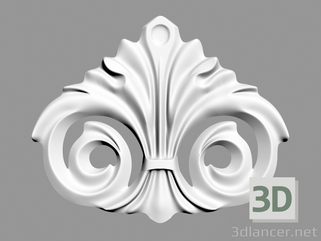 3D Modell Wanddekoration (F7) - Vorschau