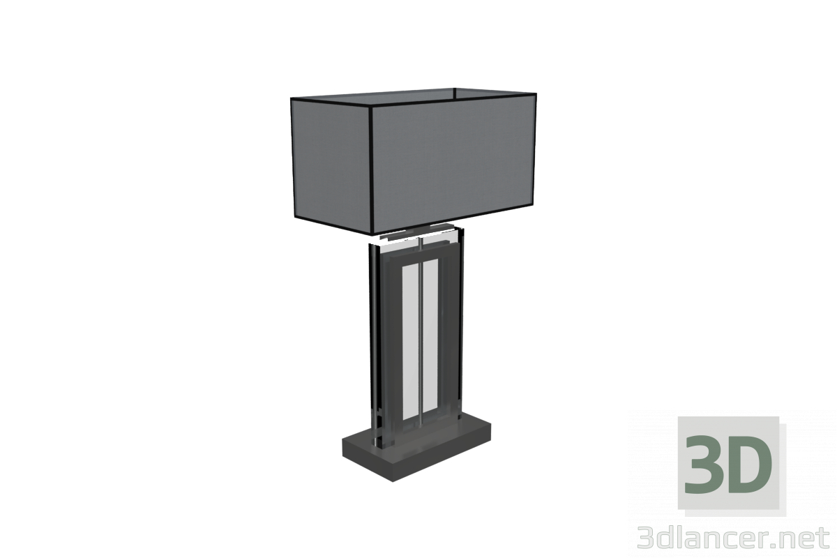 3d model Table lamp Eichholtz Arlington - preview 3d model Table lamp Eichholtz Arlington - preview