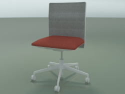 Low back chair 6500 (5 wheels, with mesh, V12)