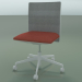 3d model Low back chair 6500 (5 wheels, with mesh, V12) - preview