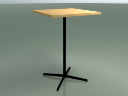 Table carrée 5569 (H 105,5 - 70x70 cm, Chêne naturel, V39)