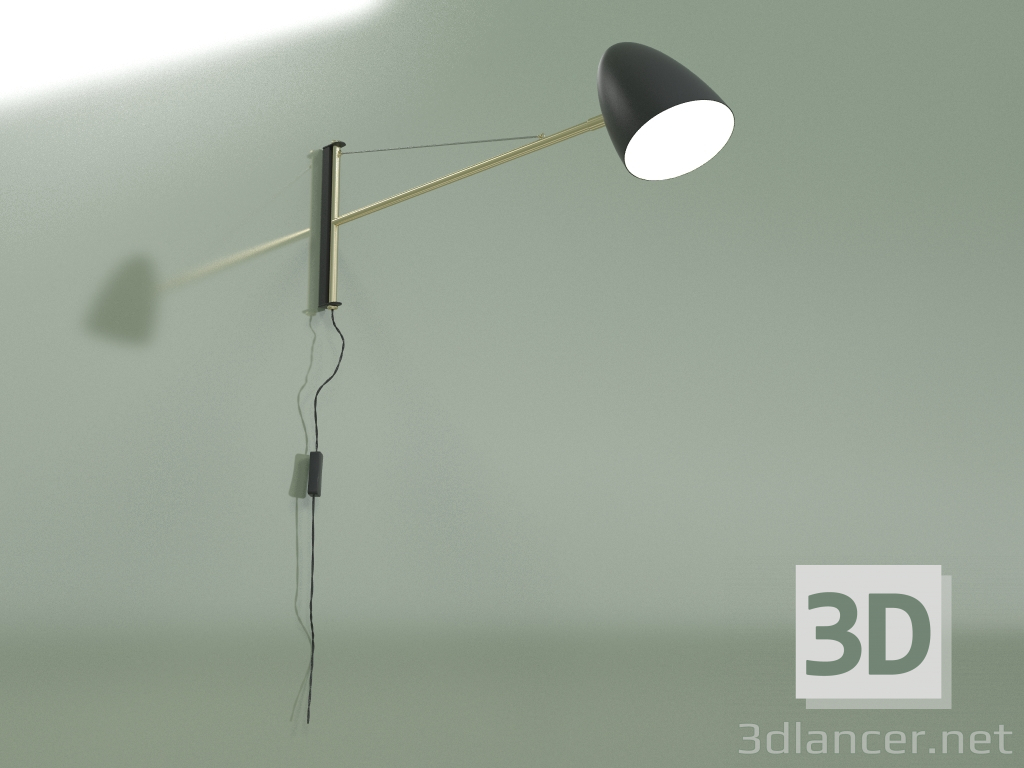 3D Modell Truman-Wandlampe - Vorschau
