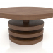 modèle 3D Table basse JT 04 (D=800x400, bois brun clair) - preview