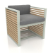 3D Modell Sessel (Zementgrau) - Vorschau