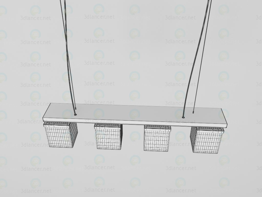 3d model hanging lamp - preview 3d model hanging lamp - preview