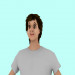 modello 3D un giovane uomo per fumetto - anteprima