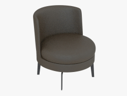 Cadeira em armação de metal Girevole (H 55)