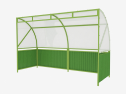 Canopy for 3 containers MSW (9014)