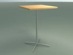 Table carrée 5569 (H 105,5 - 70x70 cm, Chêne naturel, LU1)