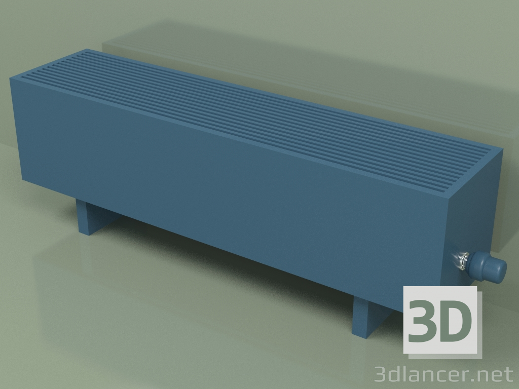 modello 3D Convettore - Aura Basic (240x1000x236, RAL 5001) - anteprima
