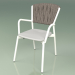 3d model Chair 221 (Metal Milk, Polyurethane Resin Gray, Padded Belt Gray-Sand) - preview