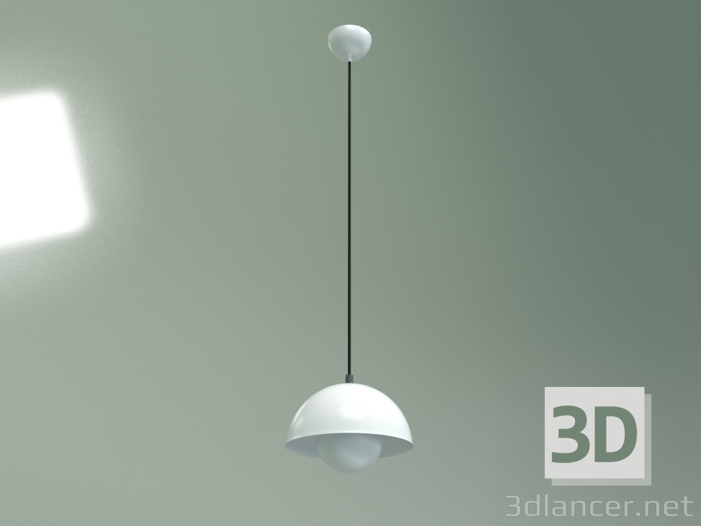 modello 3D Lampada a sospensione Flower Pot 2 diametro 23 (bianco) - anteprima